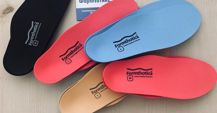 Examples of customized thermoformed insoles