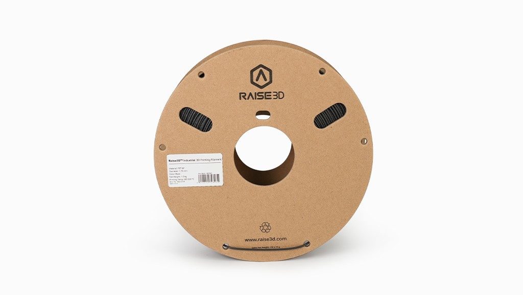 Raise3D Industrial PET GF Filament Black - Front