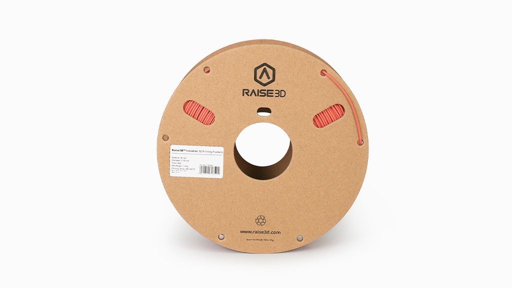 Raise3D Industrial PET GF Filament Red - Front