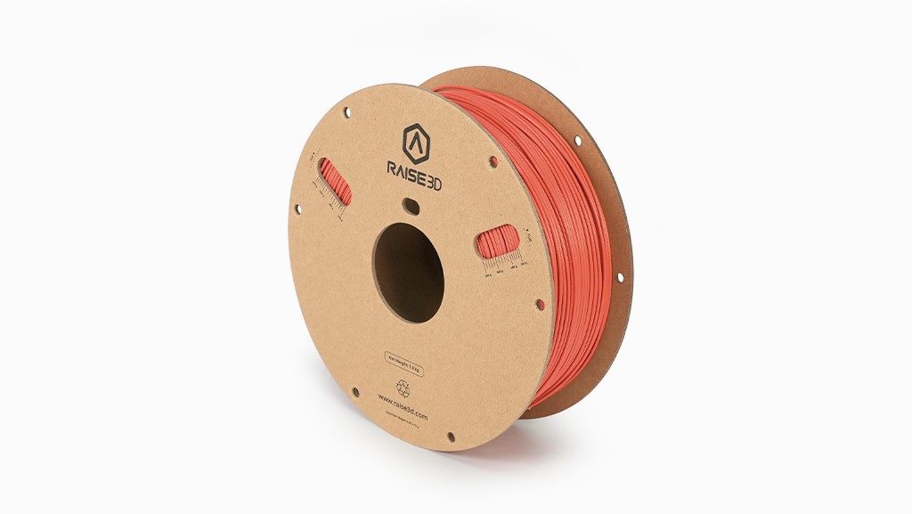 Raise3D Industrial PET GF Filament Red - Side