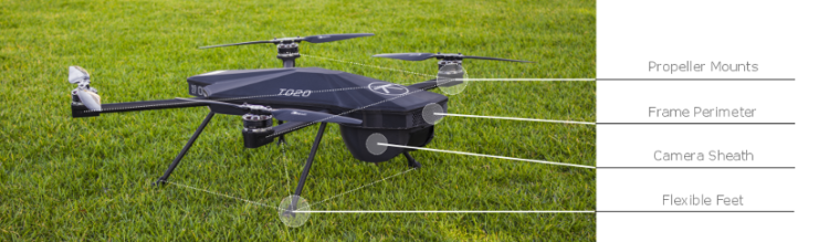 Blackbird Drone with PC Printed Frame