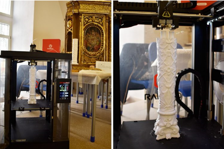 Italian Cultural Heritage Restoration Agency (ISCR) used 3D printing to make cultural relics